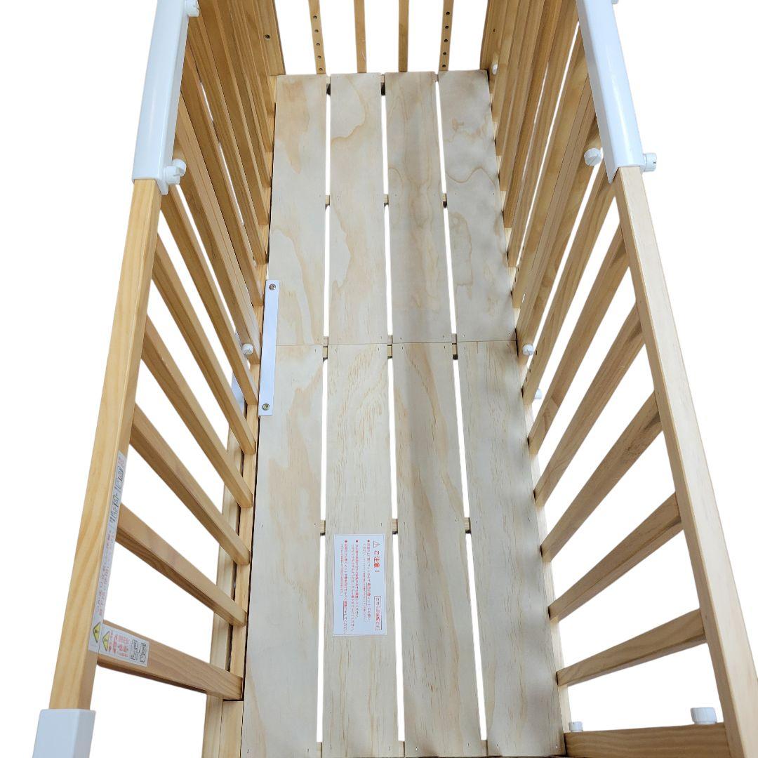 希少 大和屋 YAMATOYA そいねーるIII ベビーベッドNA 木製