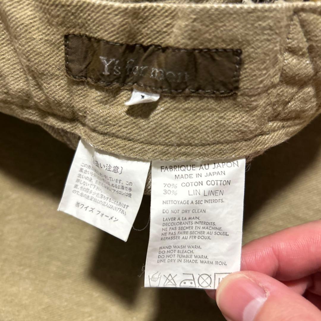 Y's for men コットンパンツ