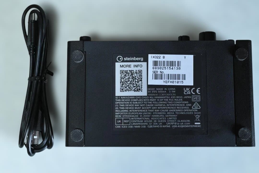 steinberg IXO22B オーディオインターフェイス