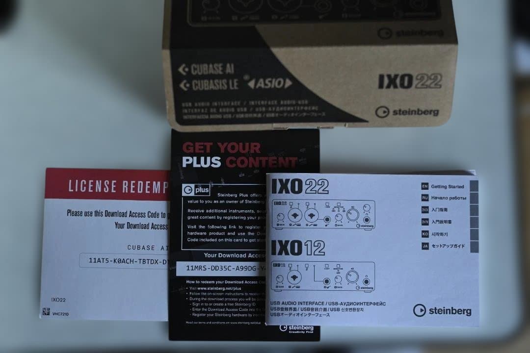 steinberg IXO22B オーディオインターフェイス