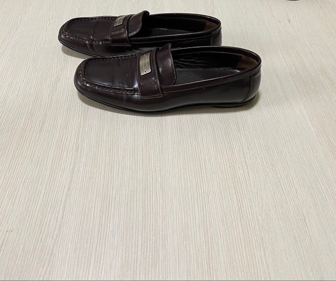 コーチ　ローファー　ブラウン