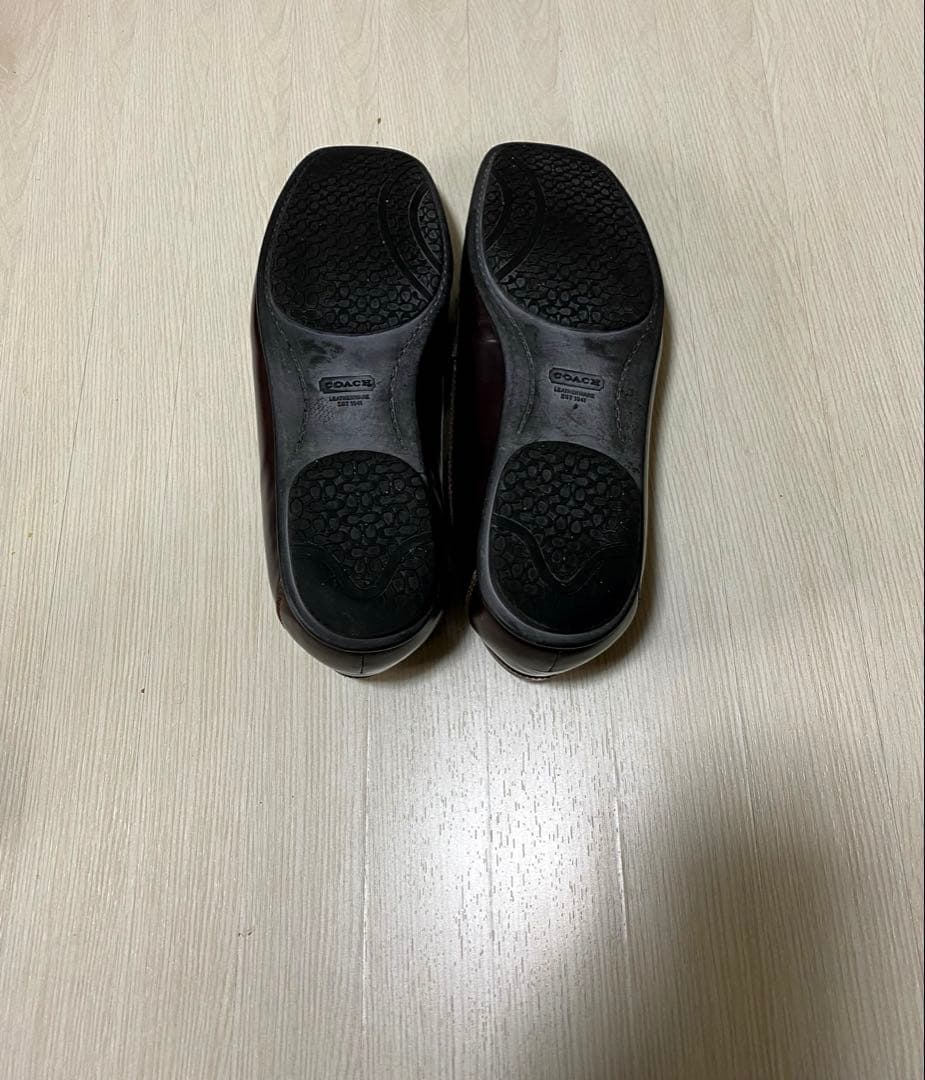 コーチ　ローファー　ブラウン