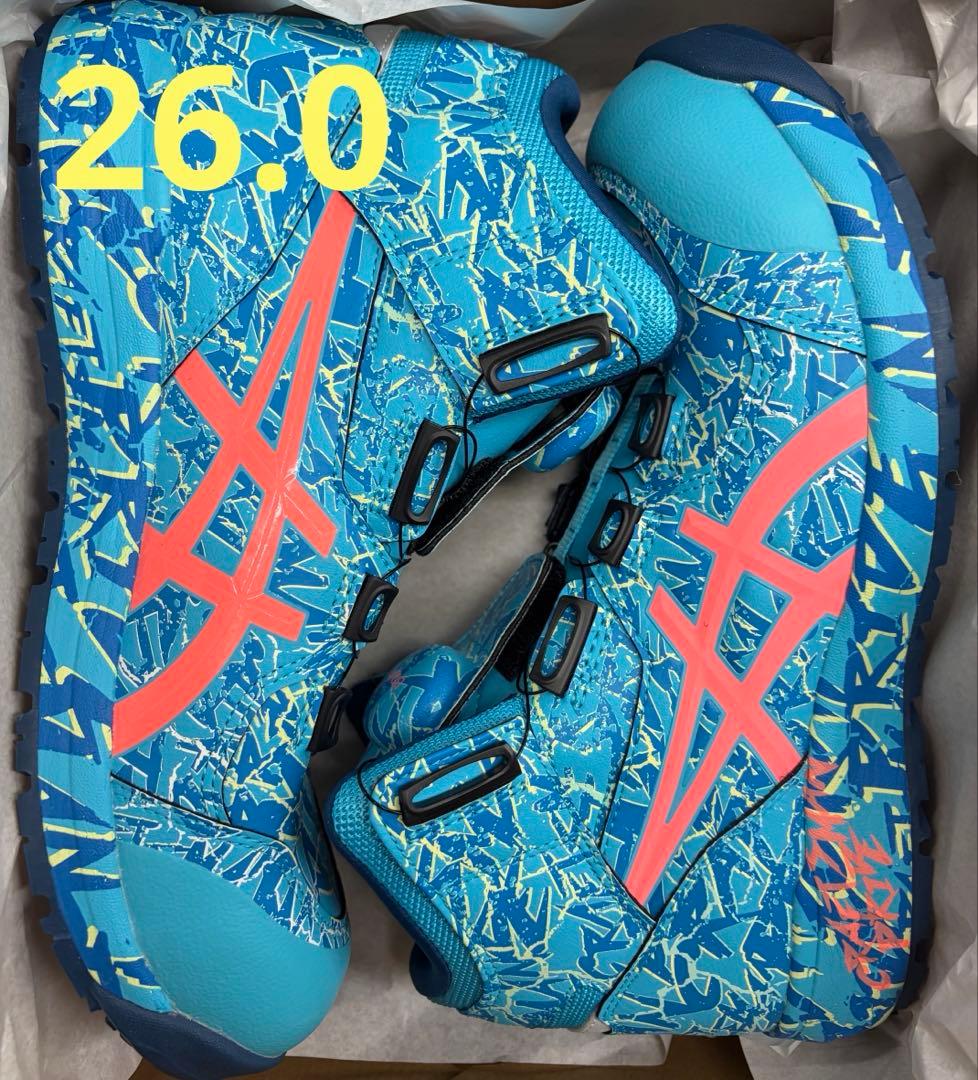 CP304 アシックス 安全靴 数量限定 マグマ 新品 26.0 ブルー