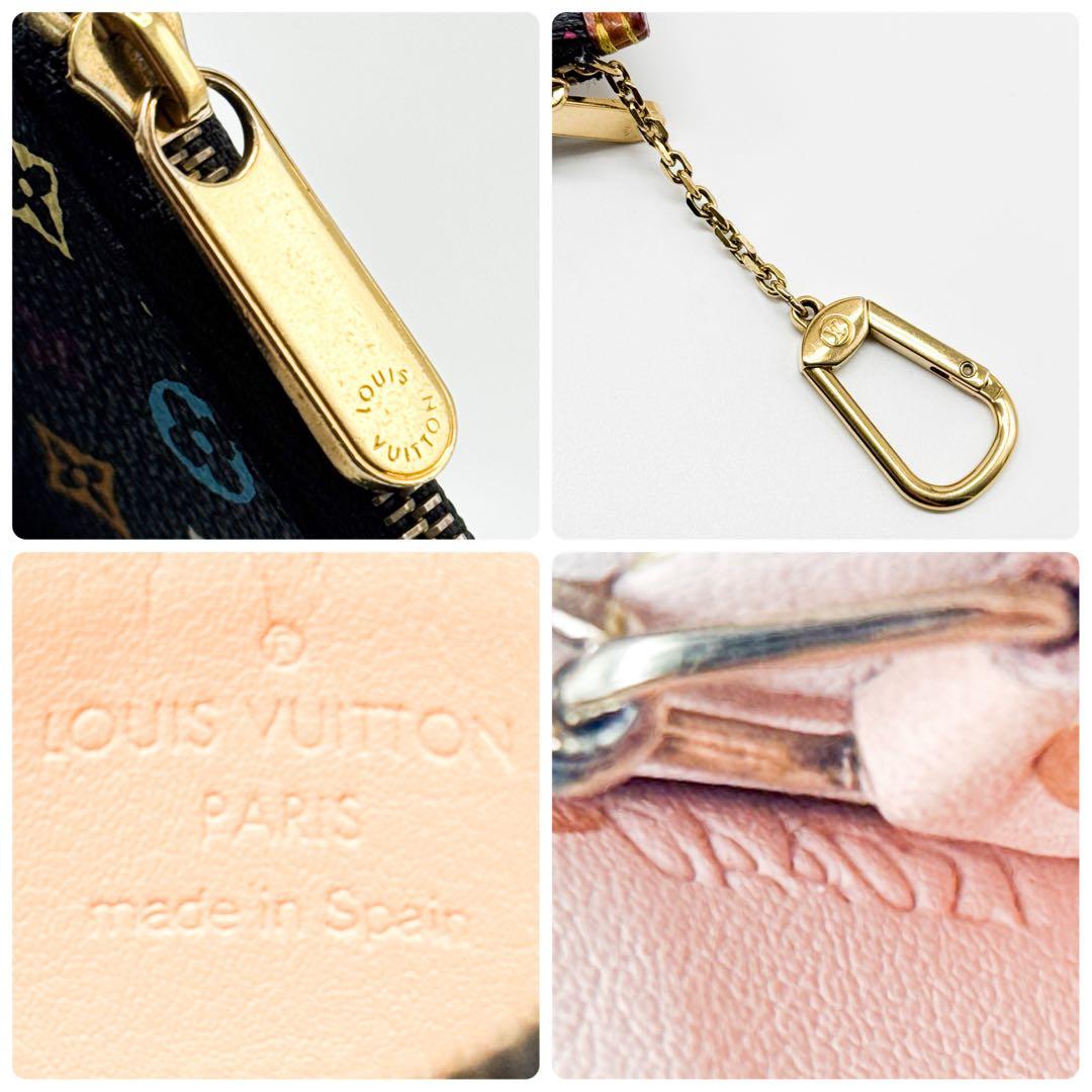 ルイヴィトン モノグラム マルチカラー ポシェットクレ ケース 小銭入れ