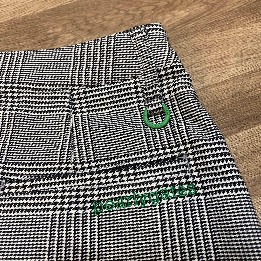 美品♡パーリーゲイツ♡スカート♡グレンチェック♡ブラック♡ホワイト♡グリーン♡M