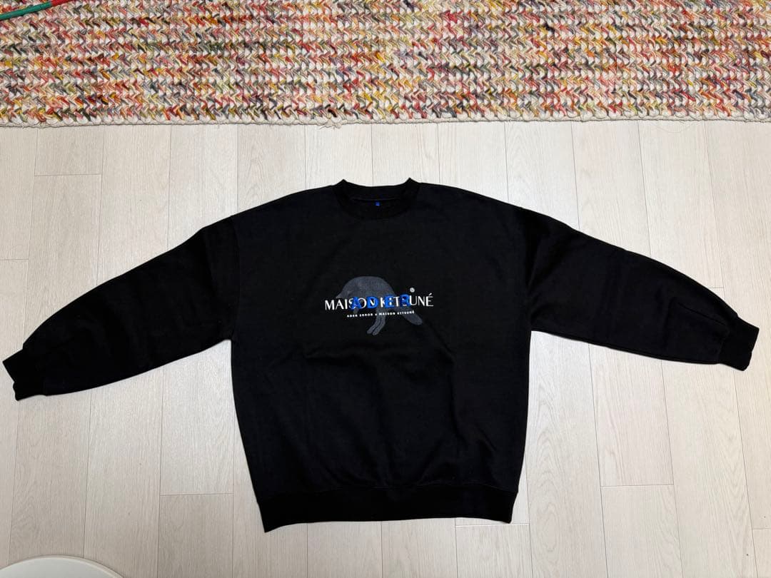 ADER ERROR × MAISON KITSUNE スウェット A3 黒