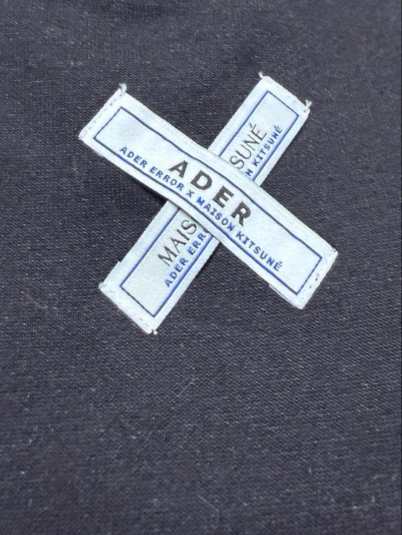 ADER ERROR × MAISON KITSUNE スウェット A3 黒