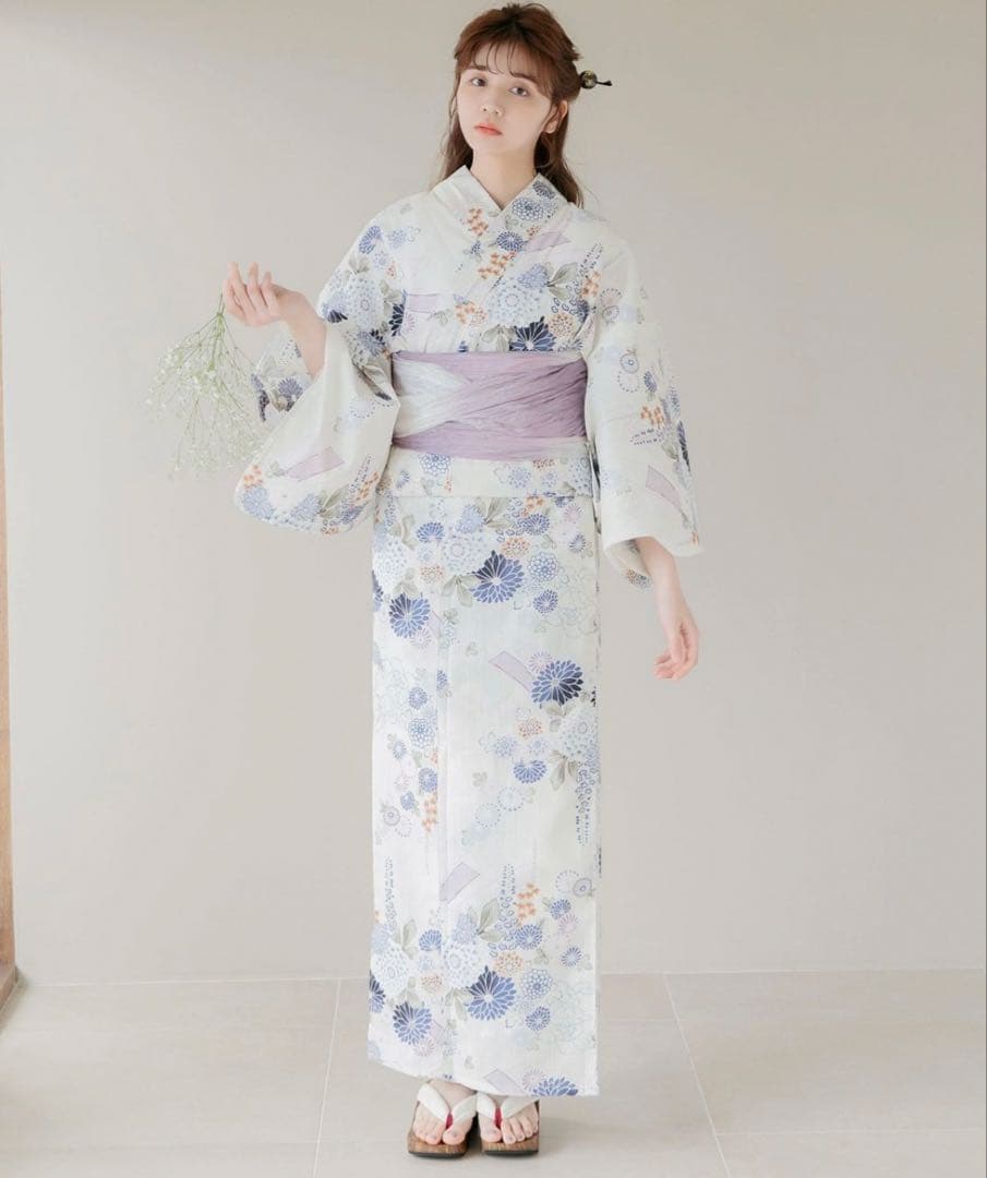 Dita 浴衣セット【燦々京まつり（紺碧）】