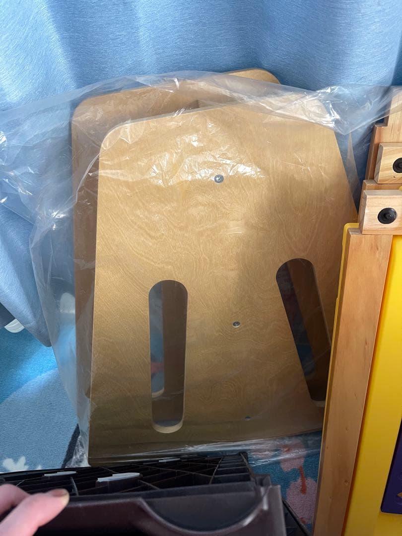 木のミュージカルキッズランドDX 　トイパネル付　ベビーサークル