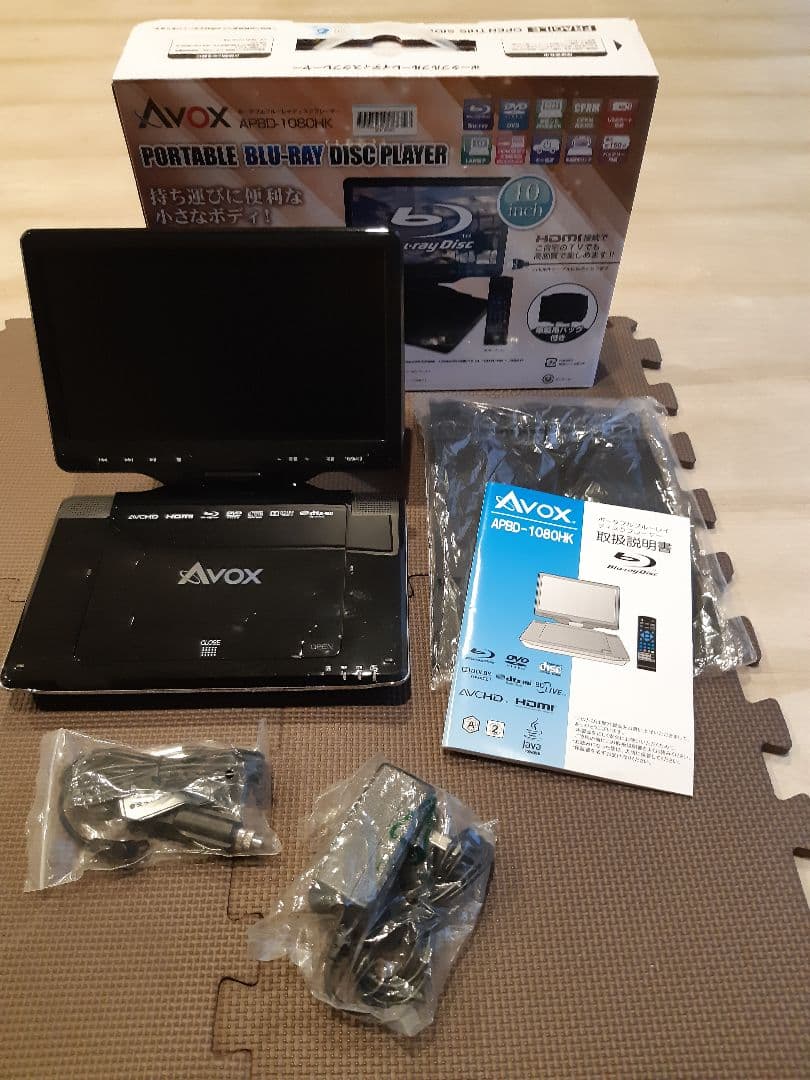 AVOX ブルーレイ DVD プレーヤー APBD-1080HK リモコン欠品