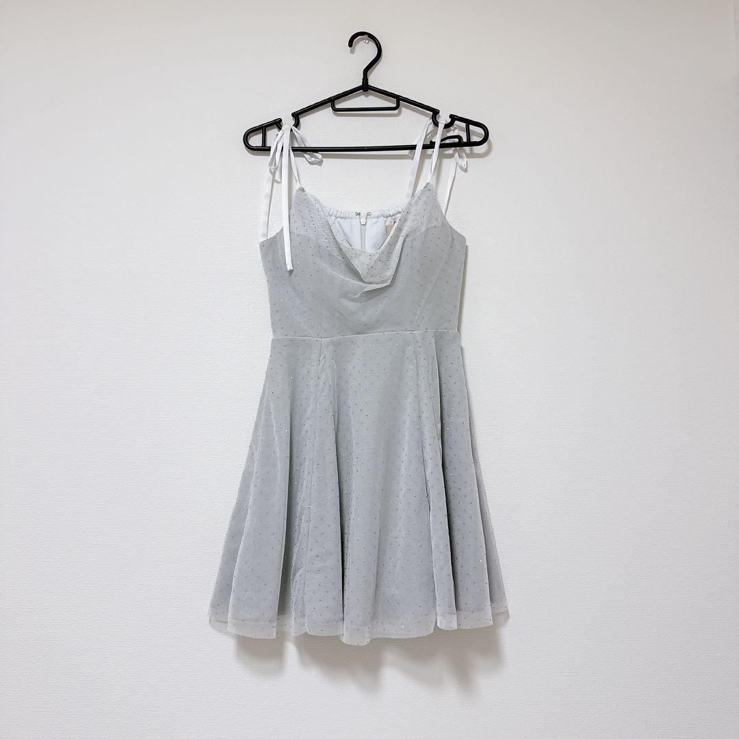 ROBE de FLEURS スプリングツイード プリティ フレア ミニドレス