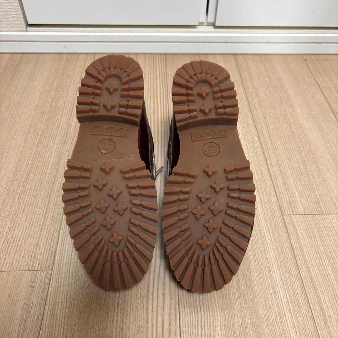 Timberland 3eye バーガンディ ヒデ