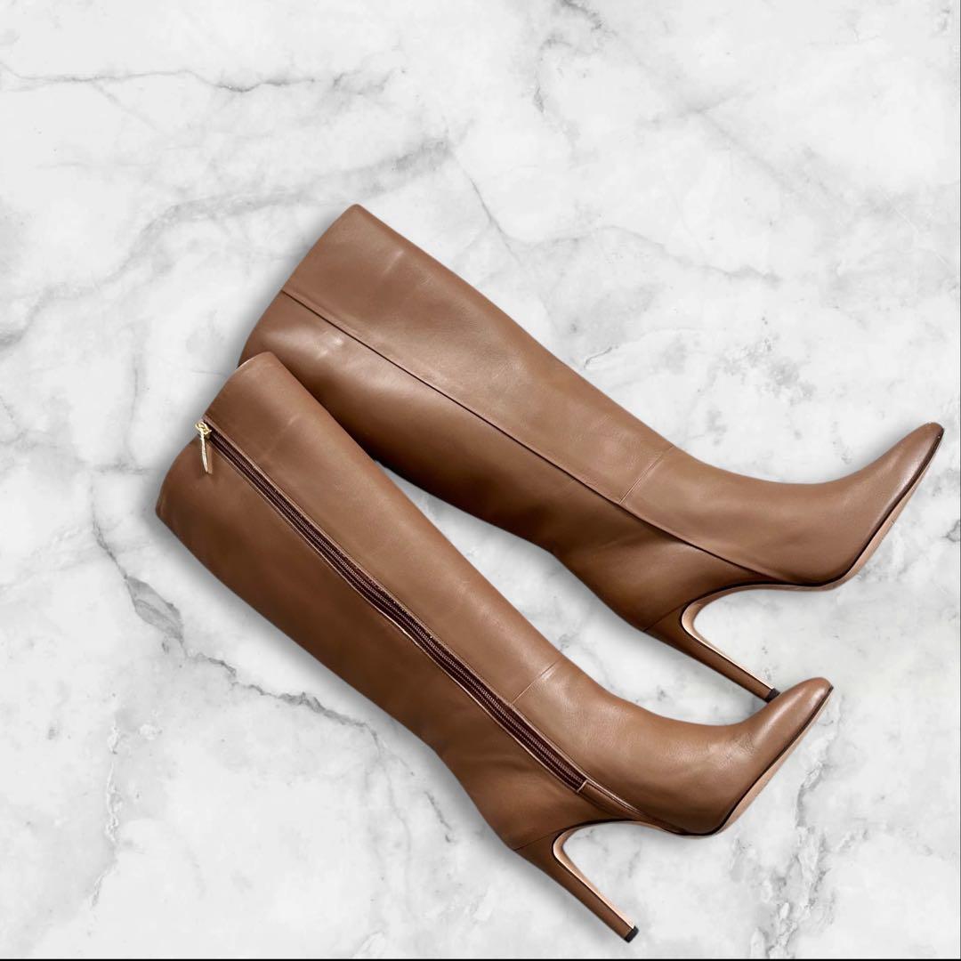 未使用❤️セブントゥエルブサーティー　レザー美脚ロングブーツニコちゃんさま