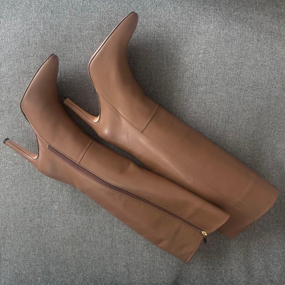 未使用❤️セブントゥエルブサーティー　レザー美脚ロングブーツニコちゃんさま