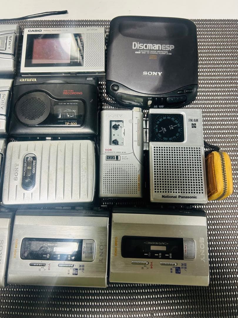 ラジオ・カセットプレーヤーセット 17個 ジャンク