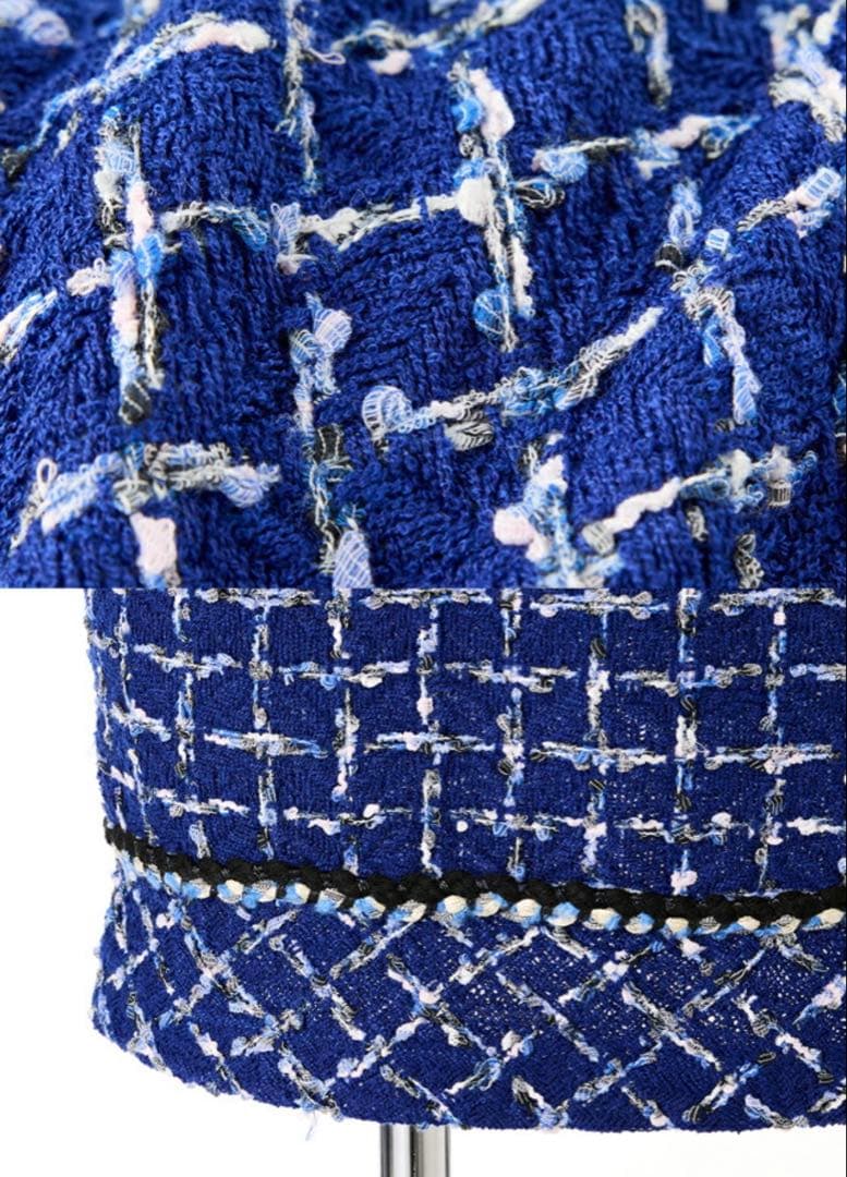 SOBREカラーツイードブレードワンピース ソブレ　andy キャバドレス