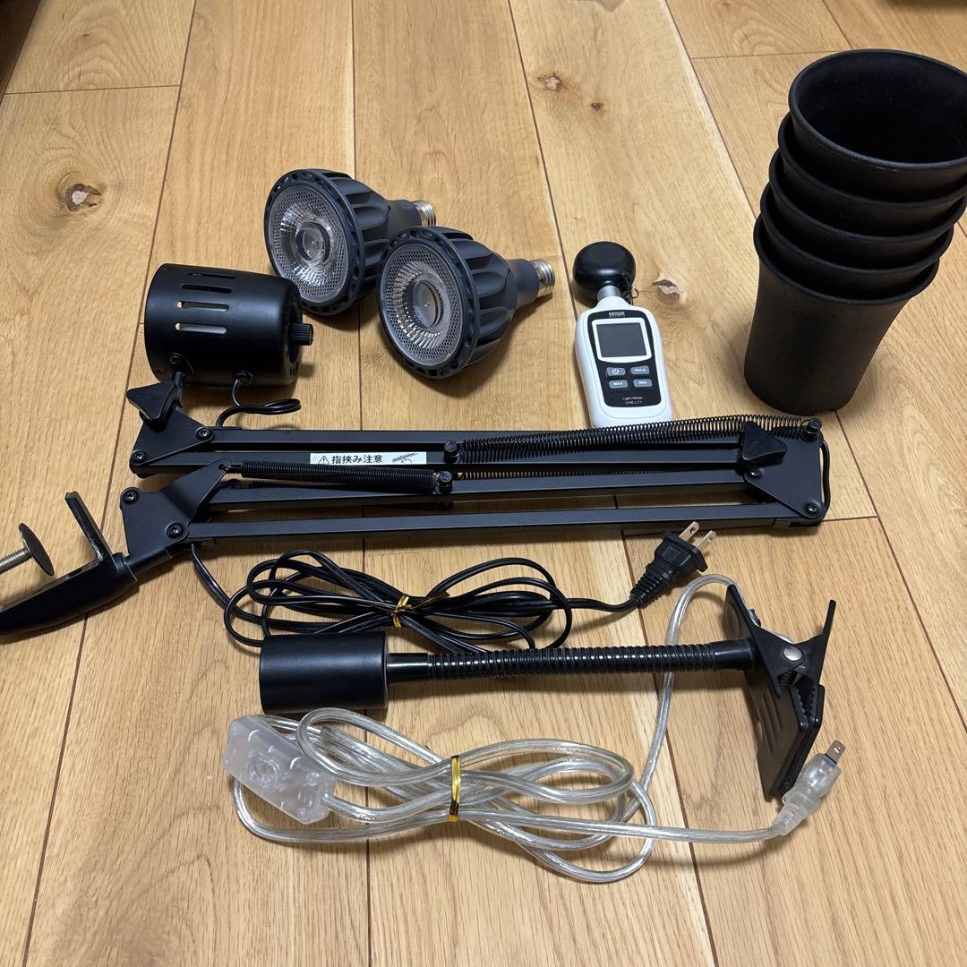 ヘリオス LED HG24 BARREL Plant clip A 照度計