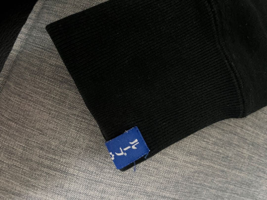 LOOPWHEELER ループウィラー　両Ｖ　スウェット　ブラック M