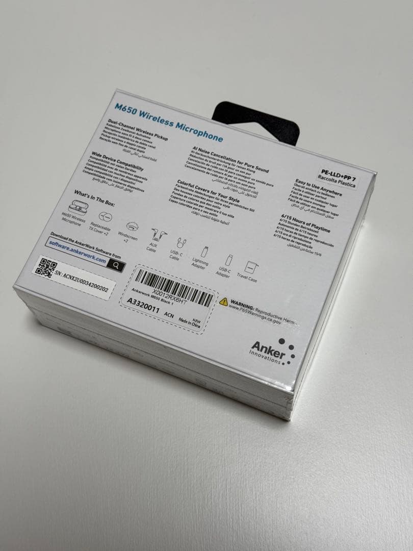 【新品】AnkerWork M650 Wireless Microphone 黒