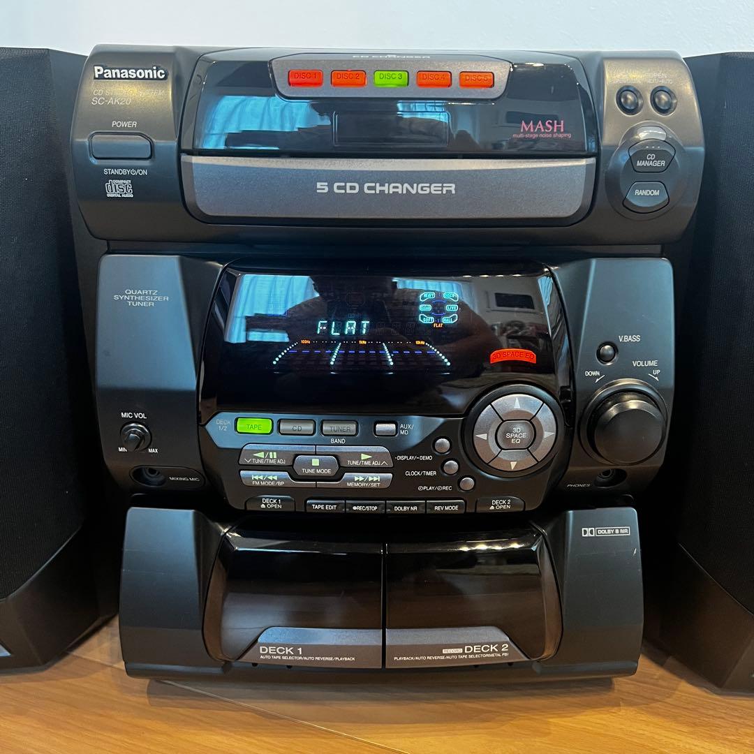 良好　Panasonic マッシュ SC-AK20 5チェンジャー 現状渡し
