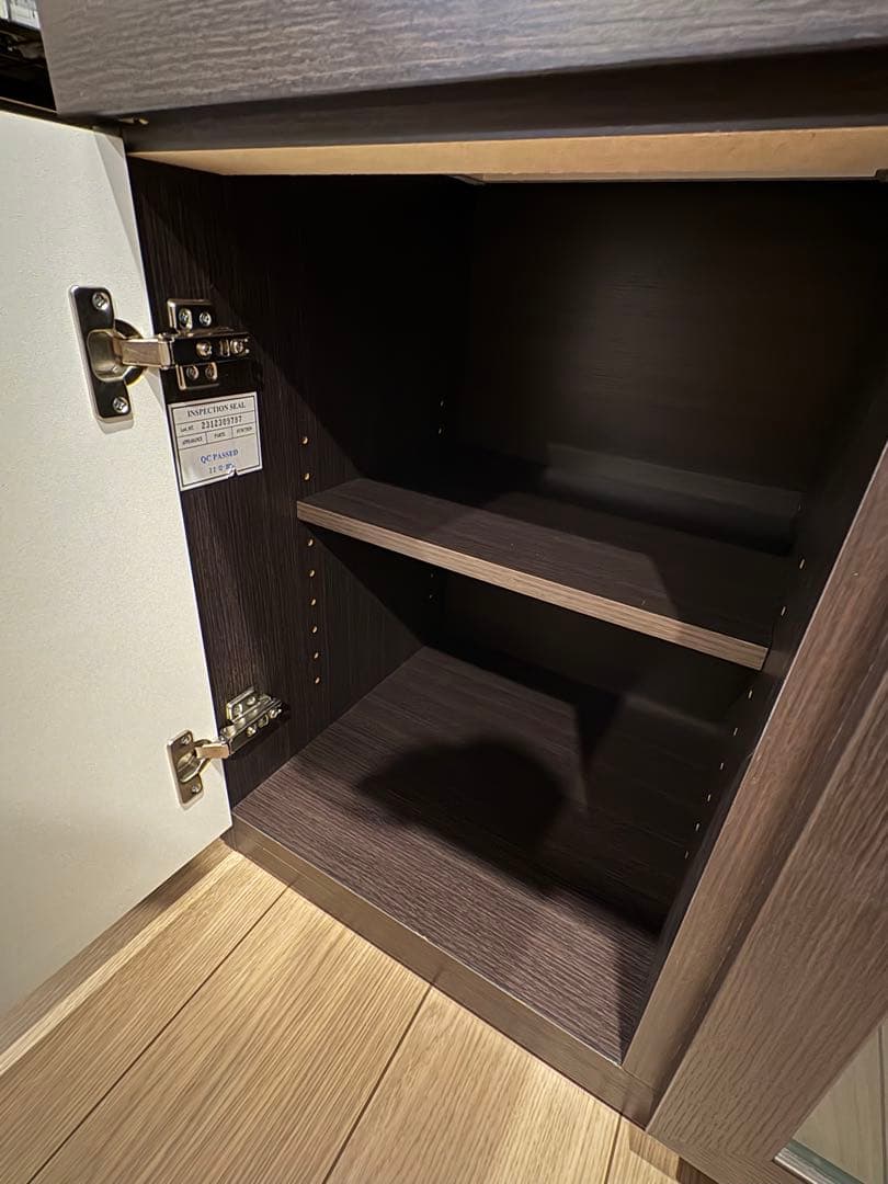 【ARI♡】ニトリ レンジボード コパンT 80MRB DBR