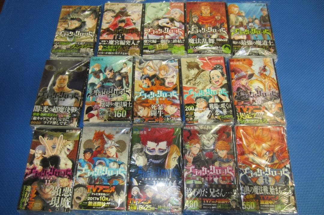 【全巻初版帯付き】ブラッククローバー 　BLACKCLOVER 1～37巻セット