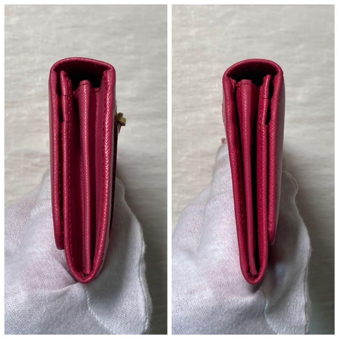 ラストセール　美品　PRADA プラダ　長財布　ロングウォレット　サフィアーノ