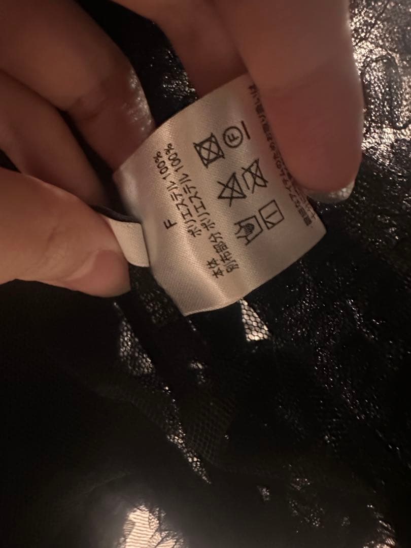 トップス POPPY TULLE BALLOON TUNIC (BLACK)