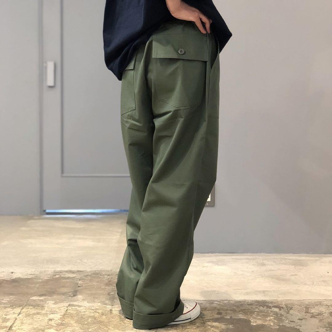 パンツ HTS COTTON/LINEN KERSEY BAKER PANTS