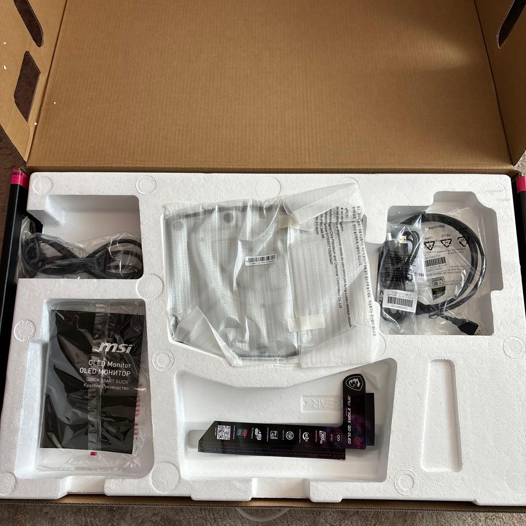 MSI MPG 271QXR QD-OLEDゲーミングモニター