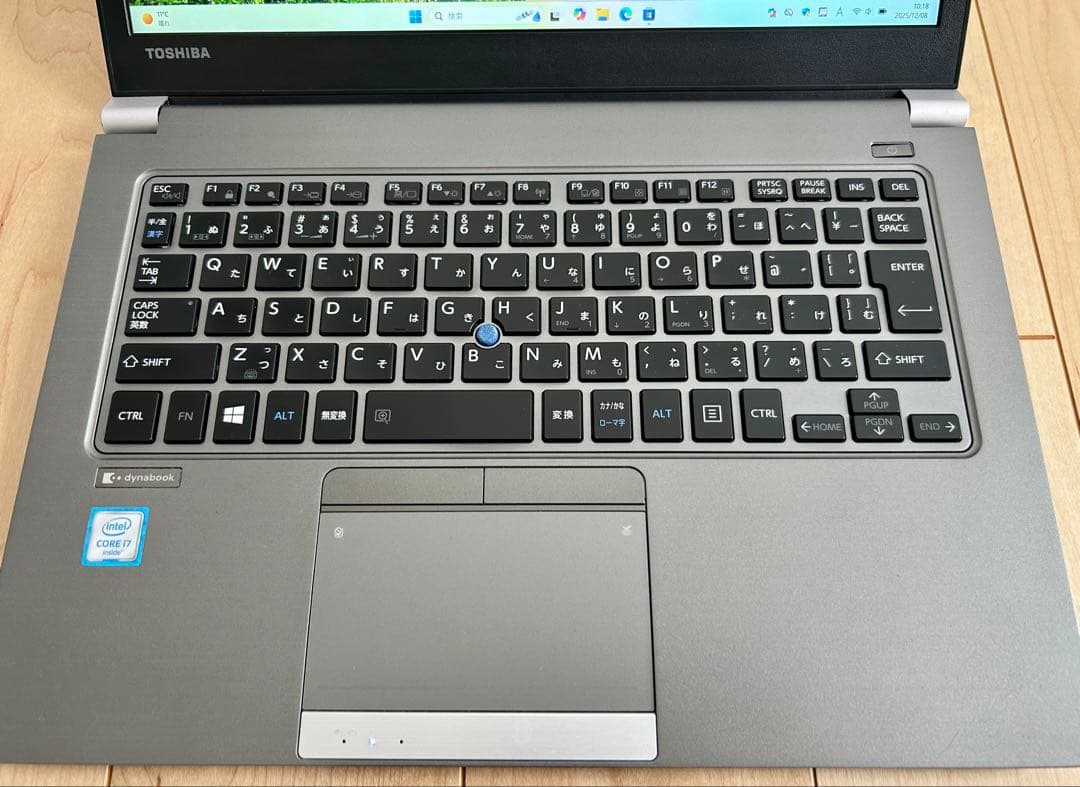 ダイナブック ノートPC Corei7 8GB SSD 256GB Office