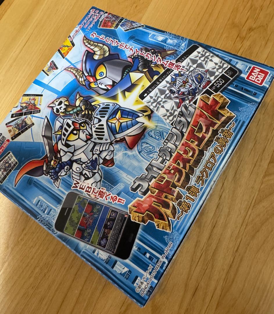 未開封：ナイトガンダム カードダスクエスト 第1弾 ラクロアの勇者 1箱