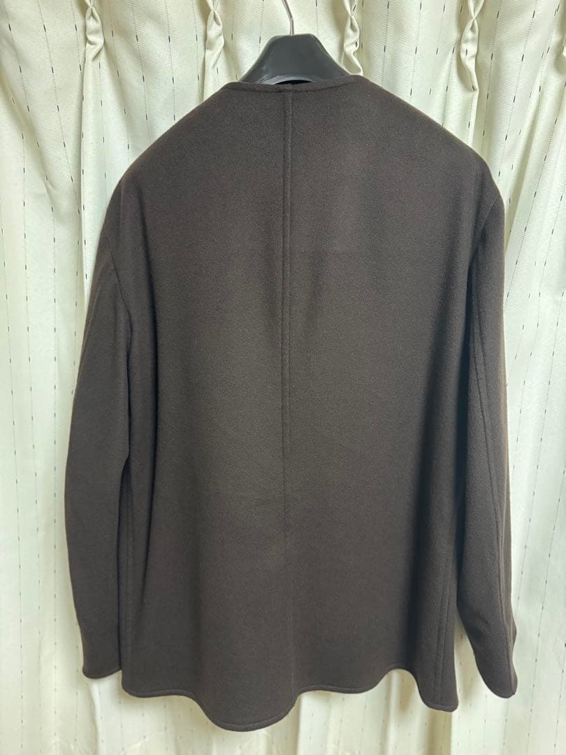 MAISON et VOYAGE カシミア ノーカラーブルゾン