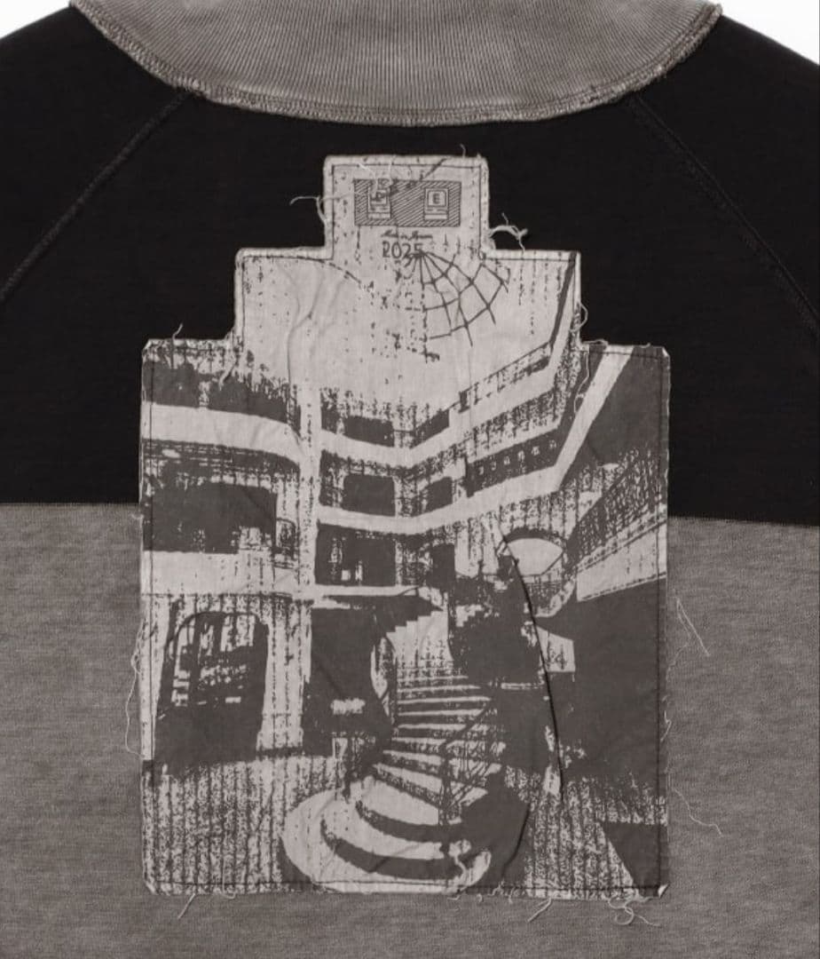 本日限定価格　C.E / OVERDYE STRIPE HALF ZIP