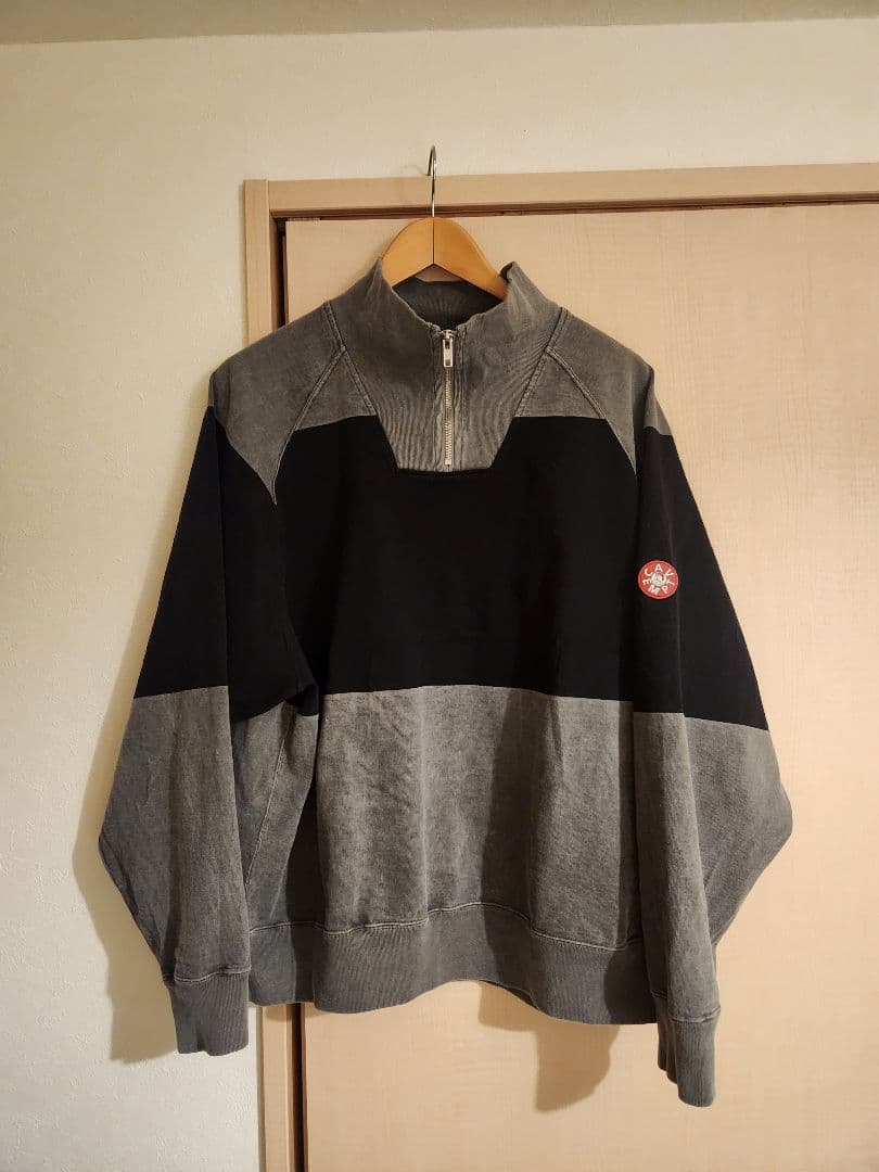 本日限定価格　C.E / OVERDYE STRIPE HALF ZIP