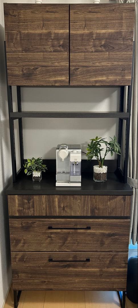 ぱ*ん様 【値下げ】送料込み【美品】食器棚 キャビネット　幅80cm