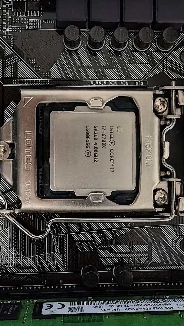 ス*ー様 ASUS Z170-A+i7-6700K+メモリ16gb