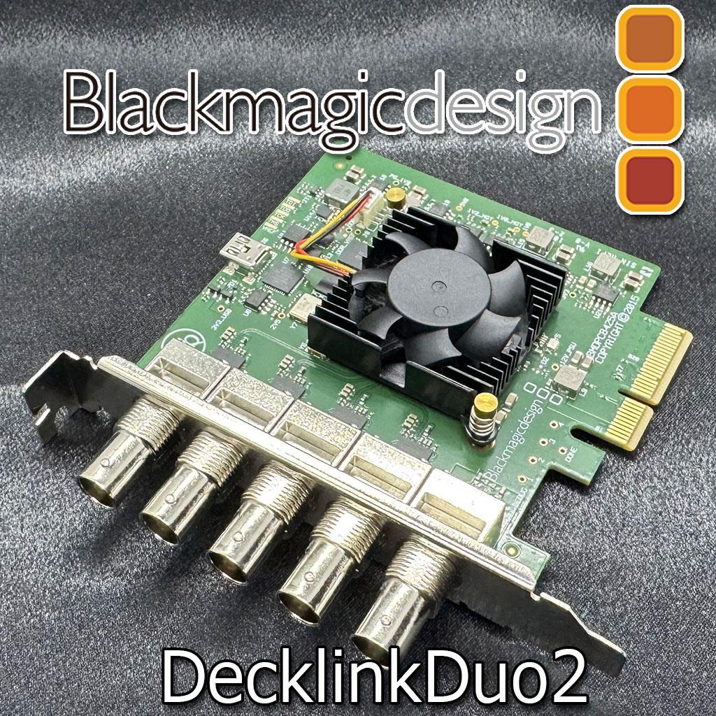 【Blackmagic Design】 DeckLink Duo 2