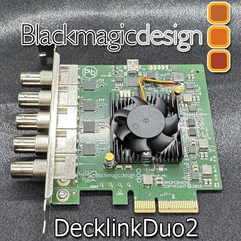 【Blackmagic Design】 DeckLink Duo 2