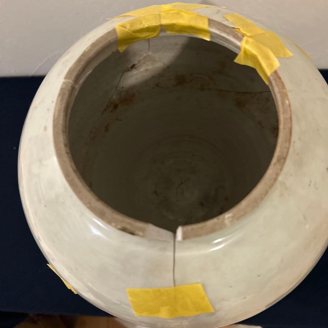 P*k様 古伊万里？　蓋付き　割れてます　金継ぎ用に