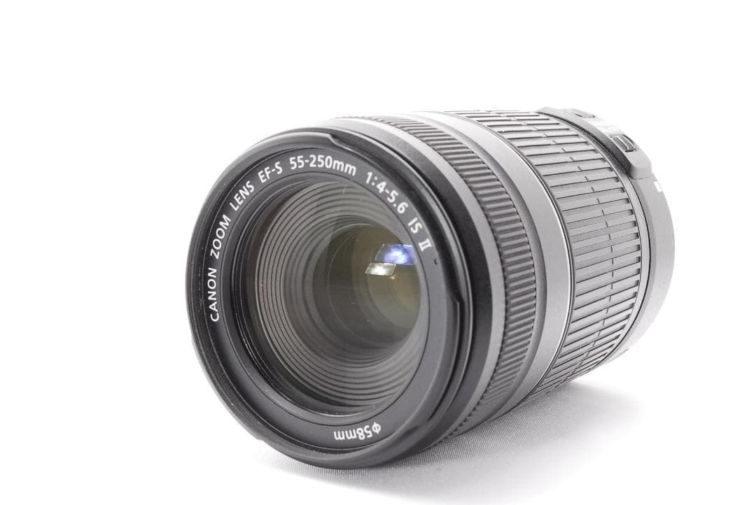 手ぶれ補正あり✨　Canon EF-S 55-250mm IS Ⅱ 望遠レンズ