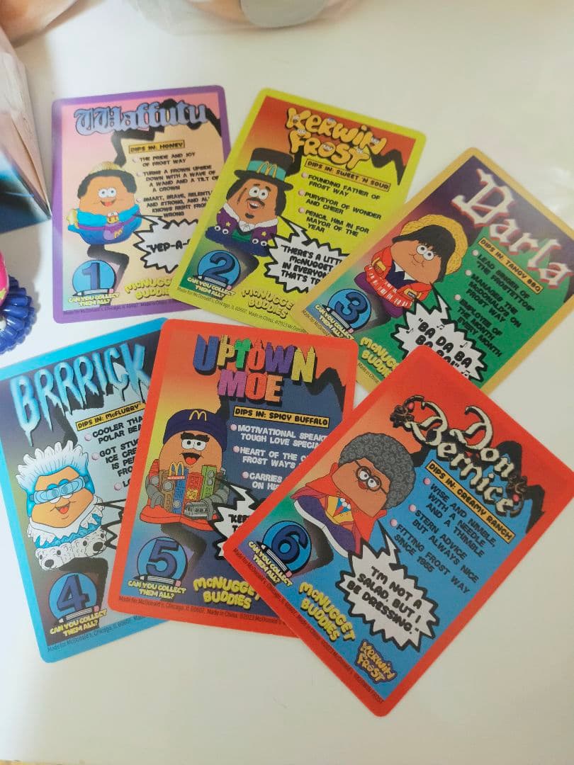 マクドナルド 大人のハッピーミール 2023 カーウィン フロスト 6セット