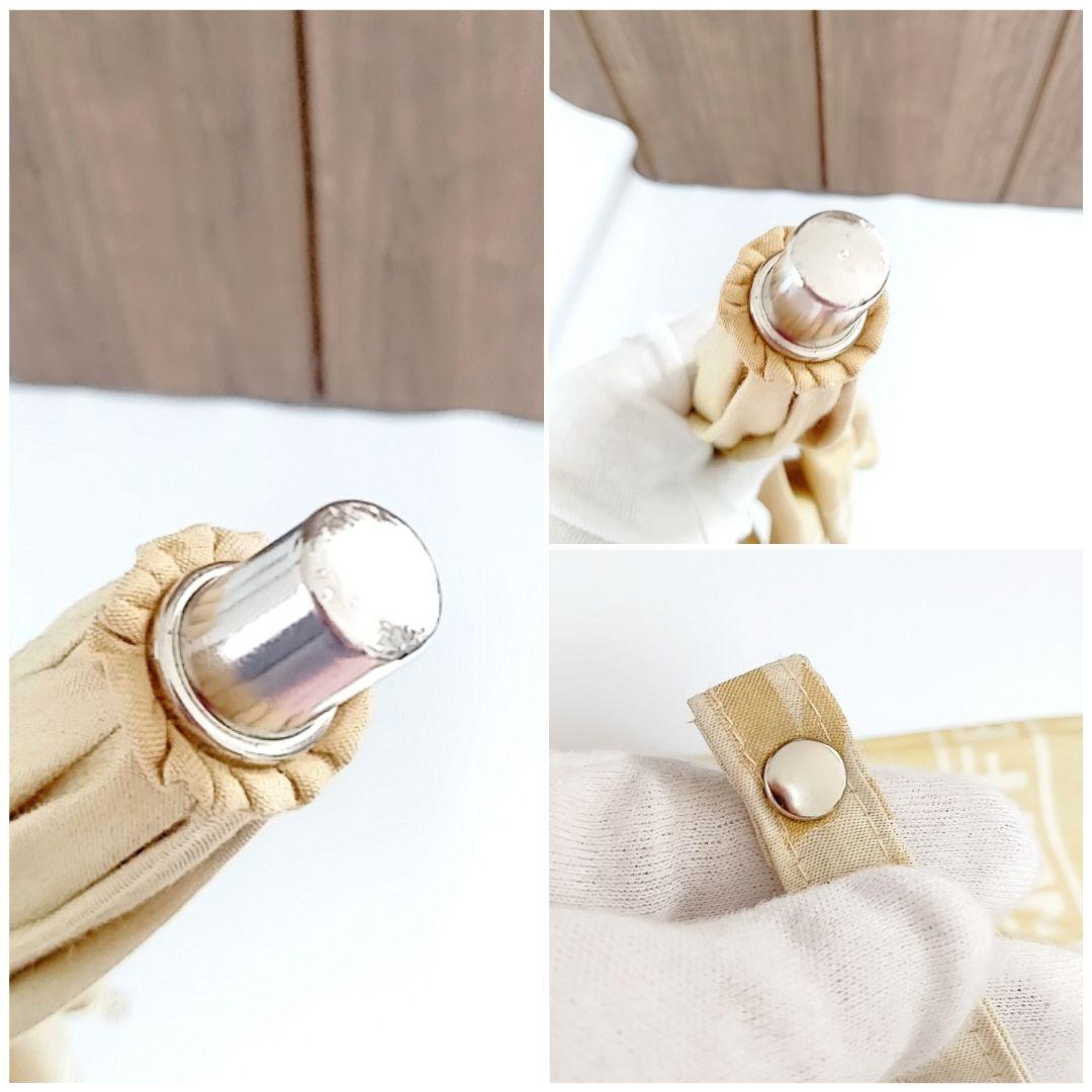 フェンディ　晴雨兼用　日傘　折りたたみ　　ロゴ　傘袋付き　クリーム色