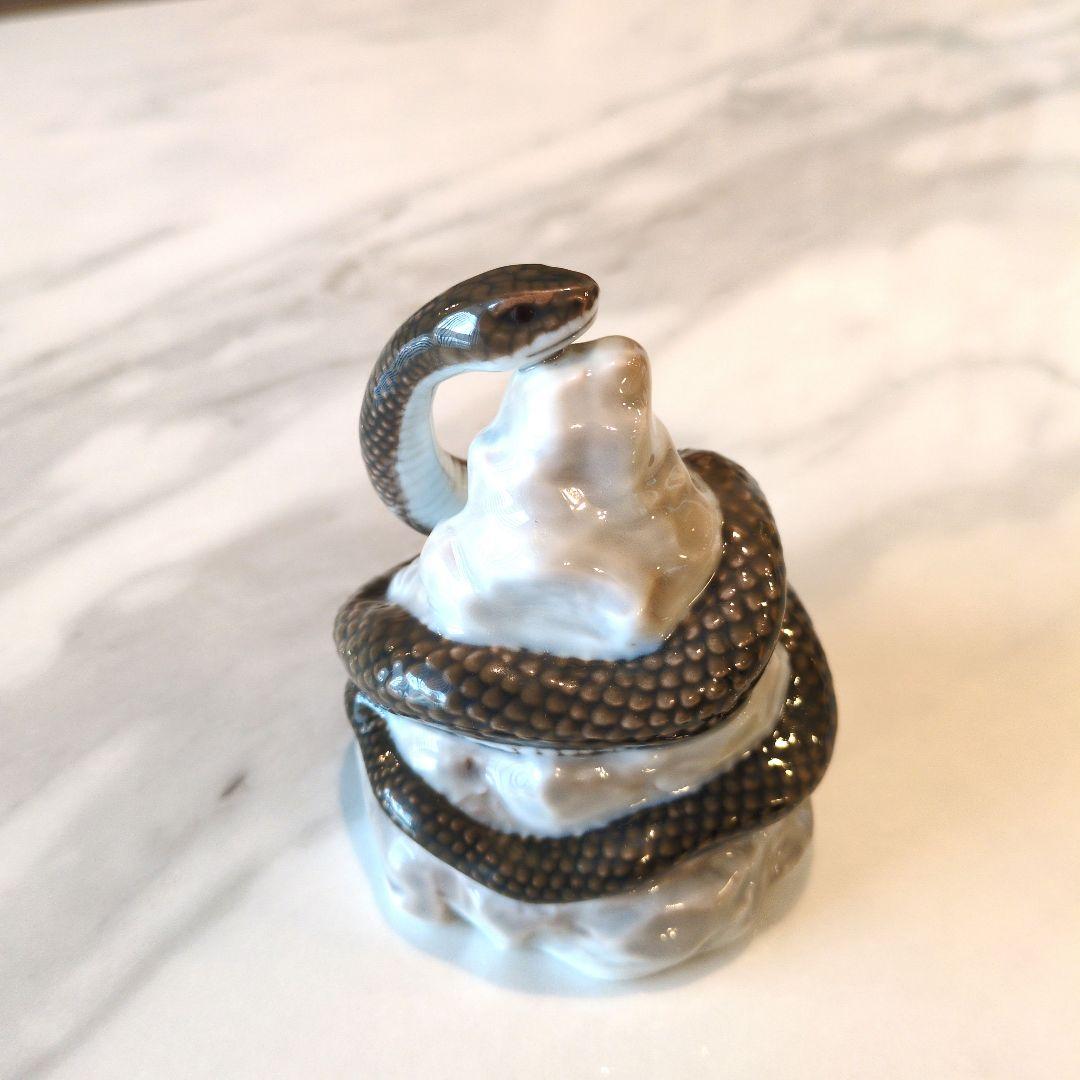 ロイヤルコペンハーゲン フィギュリン ヘビ 巳 蛇 干支