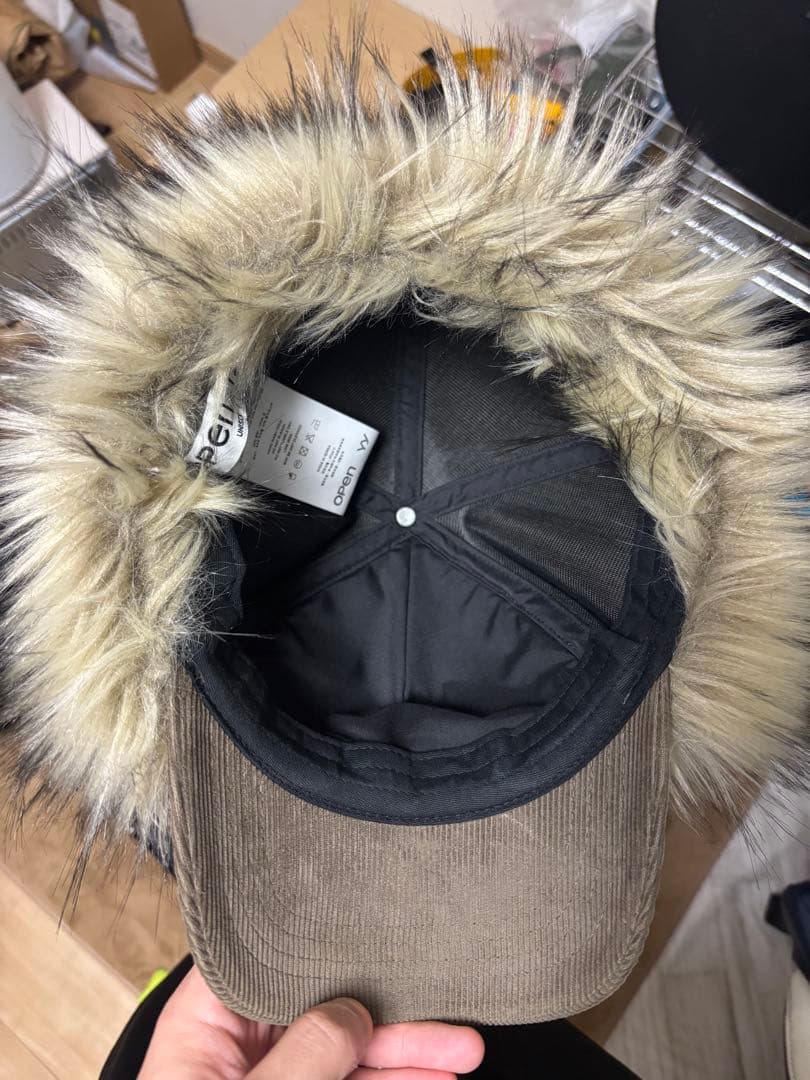 OPEN YY ファーキャップ　正規品