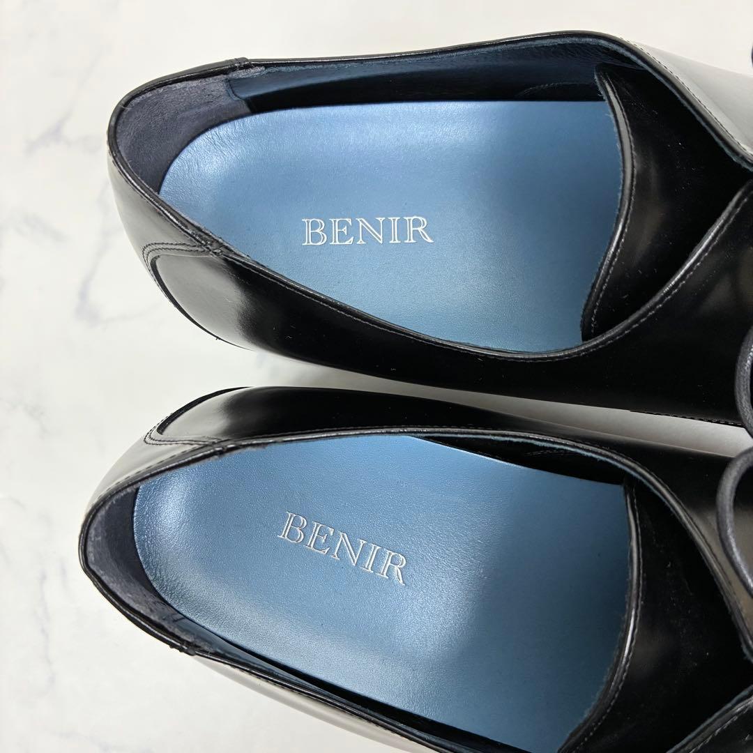 極美品✨BENIR ベニル　ブライダルシューズ　27.5㎝　ヒール3㎝　ブラック