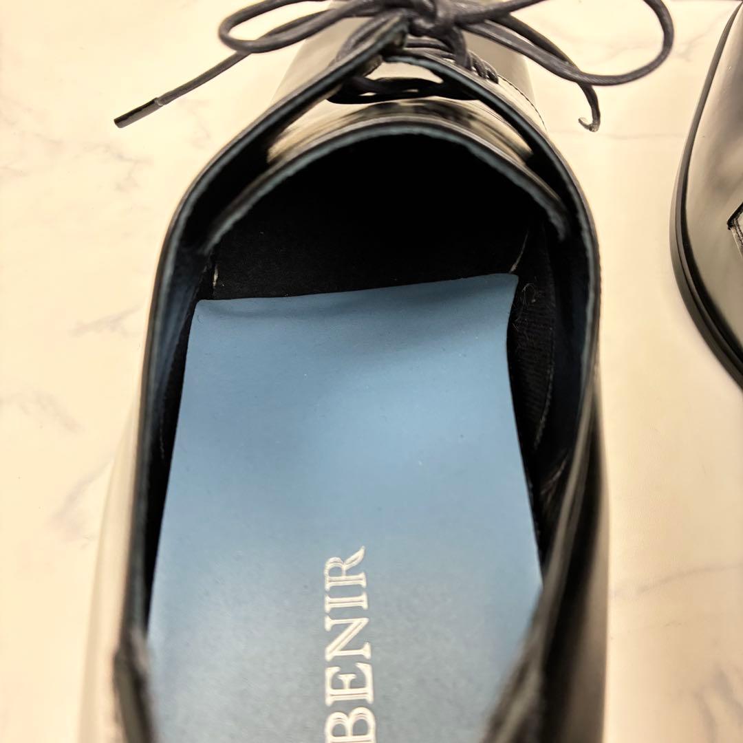 極美品✨BENIR ベニル　ブライダルシューズ　27.5㎝　ヒール3㎝　ブラック