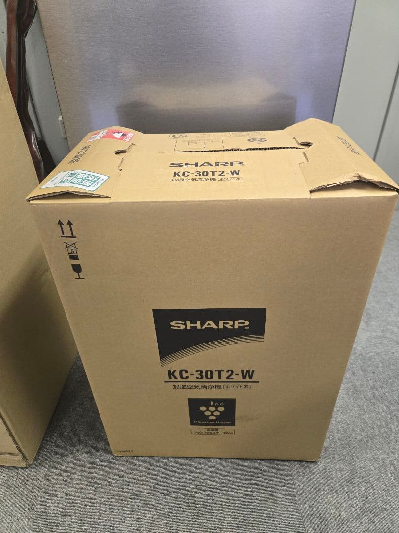 未使用　シャープ 加湿空気清浄機 KC-30T2-W