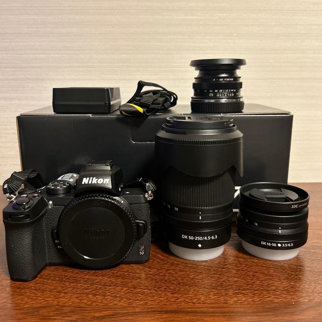 Nikon z50 ダブルズームレンズキット ミラーレス 一眼 APS-C機