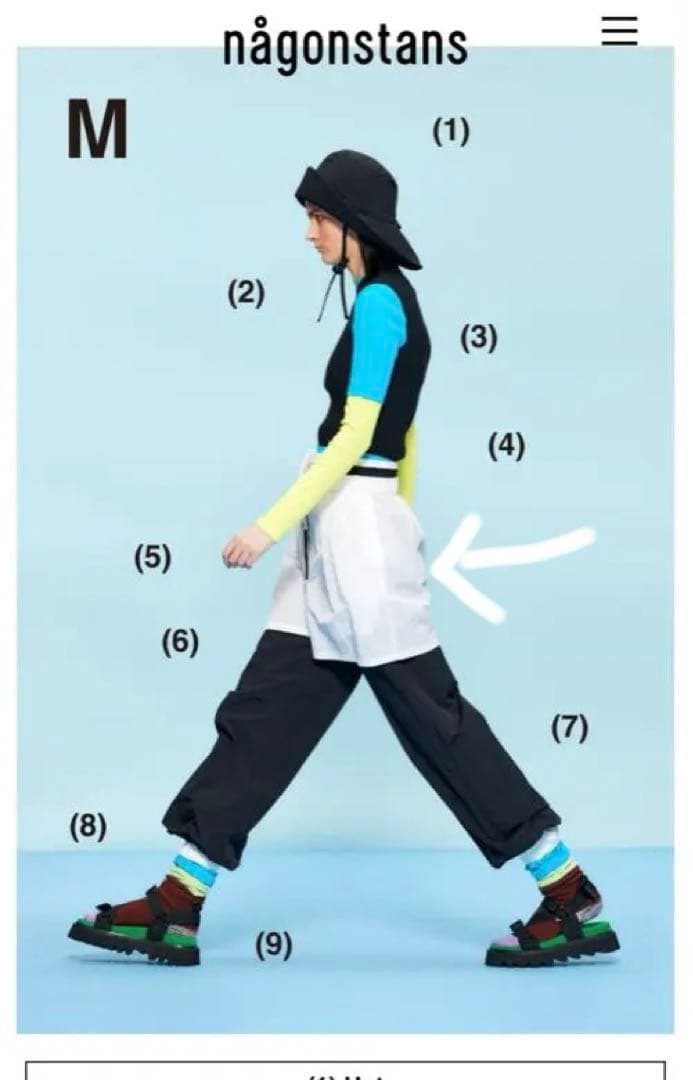 ナゴンスタンス　nagonstans 撥水加工　ウエストゴム　ショートパンツ